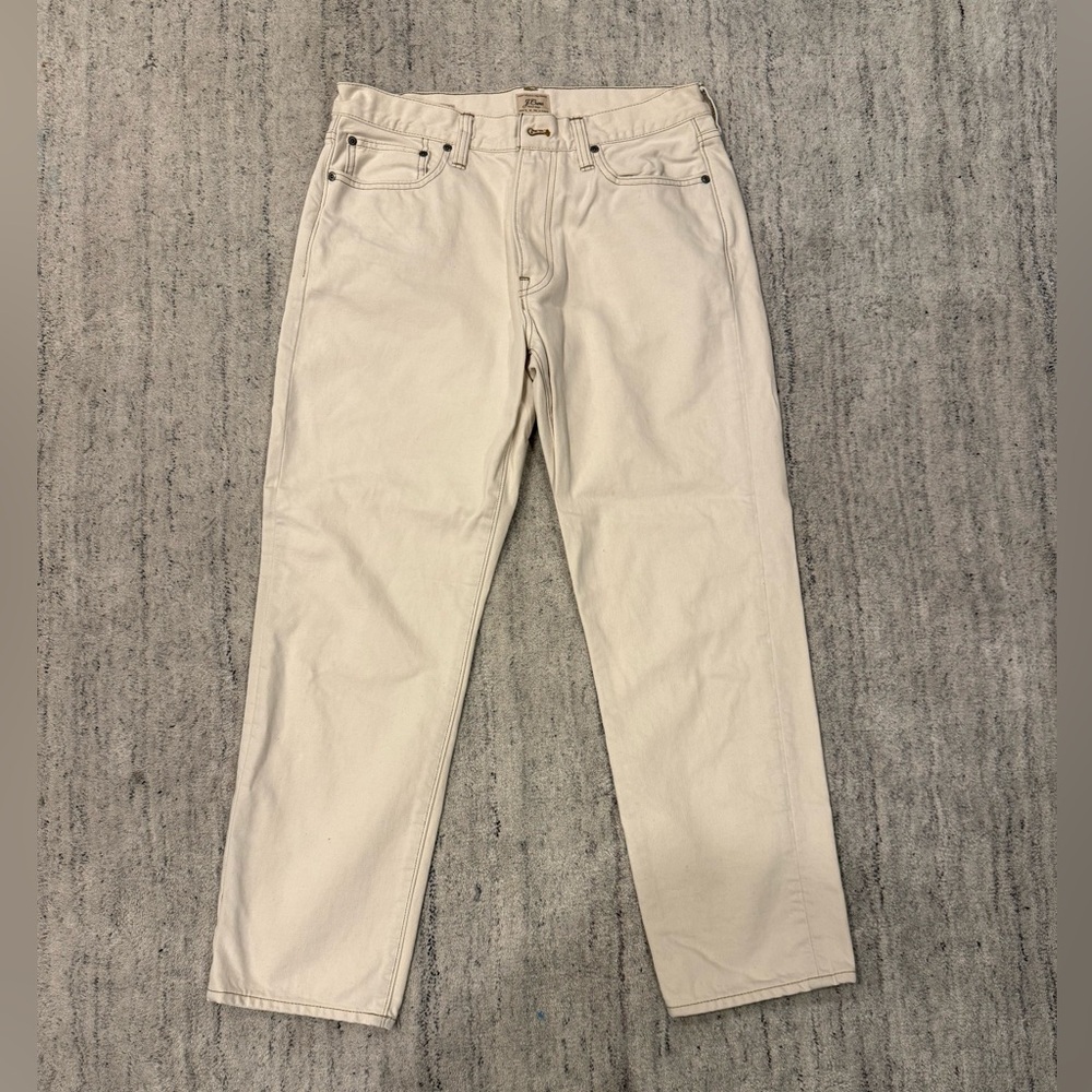 J. Crew Men's Cream Jeans